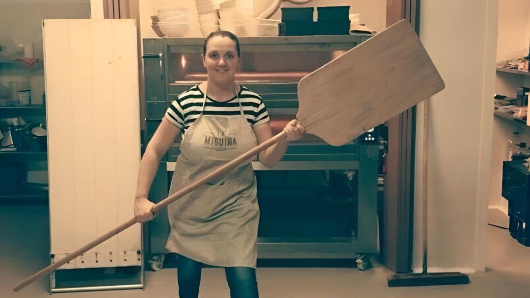 Bego San Pedro, cuando empezó a elaborar pan.