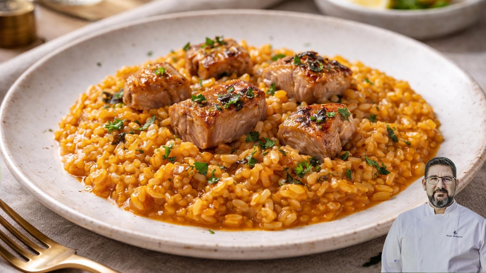 Dani García, chef, en un montaje de El Español