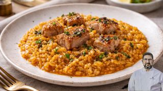 Dani García, chef, en un montaje de El Español