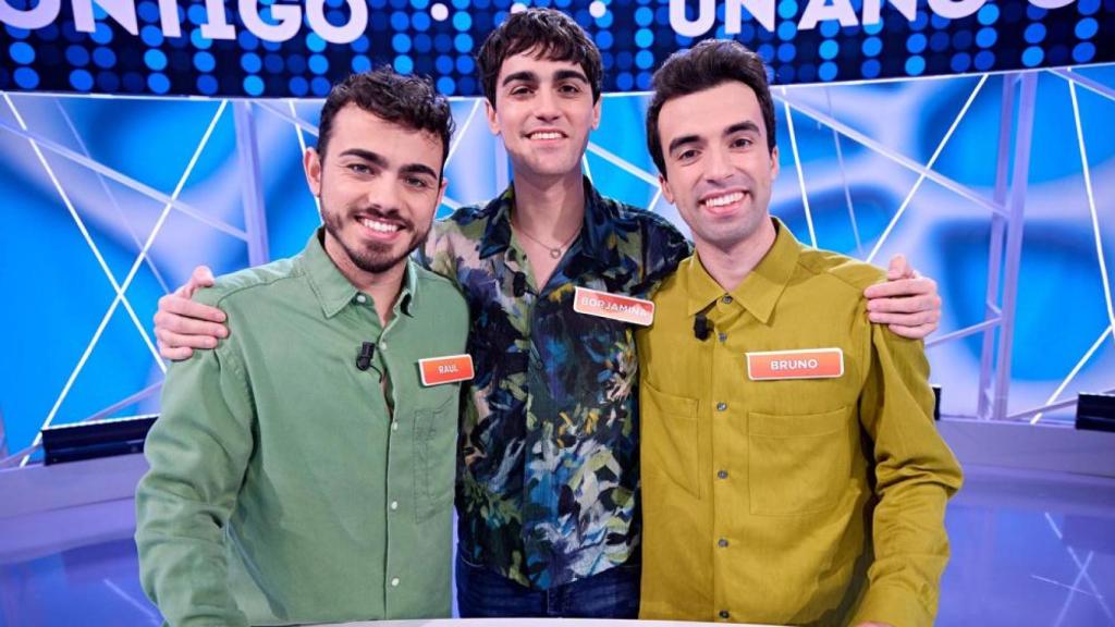 Los Mozos de Arousa (Raúl, Borjamina y Bruno) ganaron más de 2,6 millones de euros en 'Reacción en cadena'.