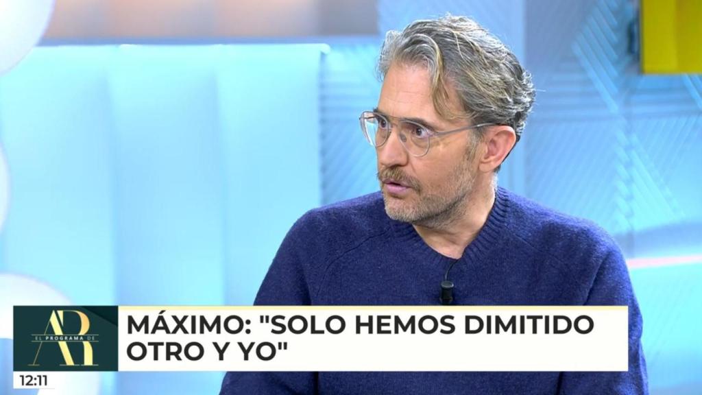 El escritor Máximo Huerta.