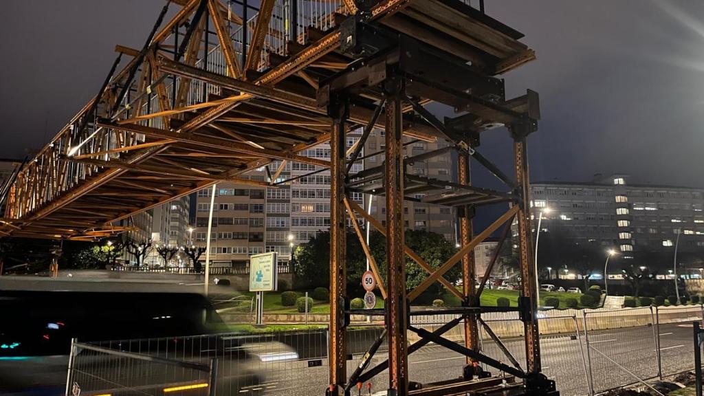 Pasarela provisional Alfonso Molina