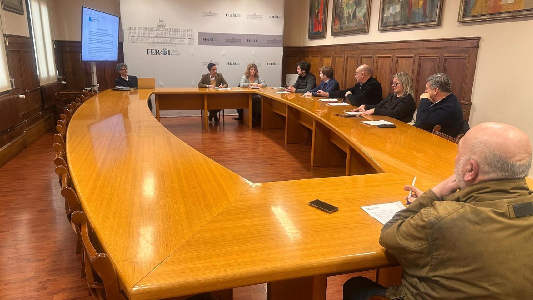 Instante de la reunión.