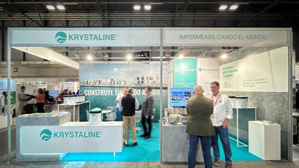 El stand de Krystaline en una feria
