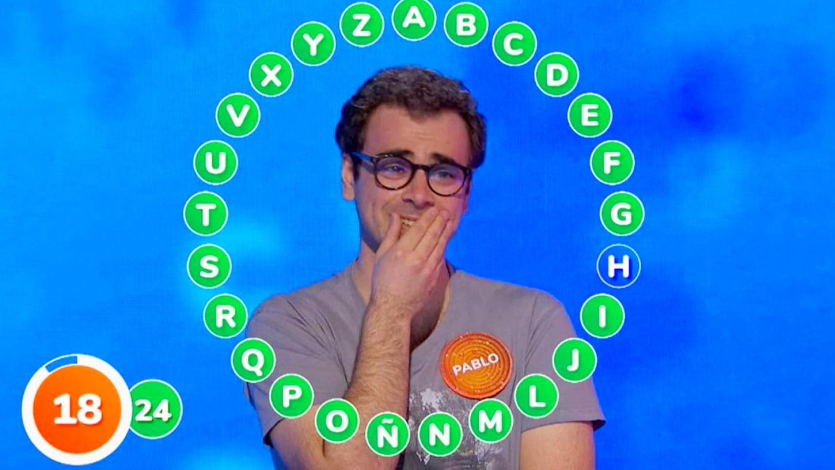 Pablo Díaz fue el primer ganador del bote de 'Pasapalabra' en Antena 3.