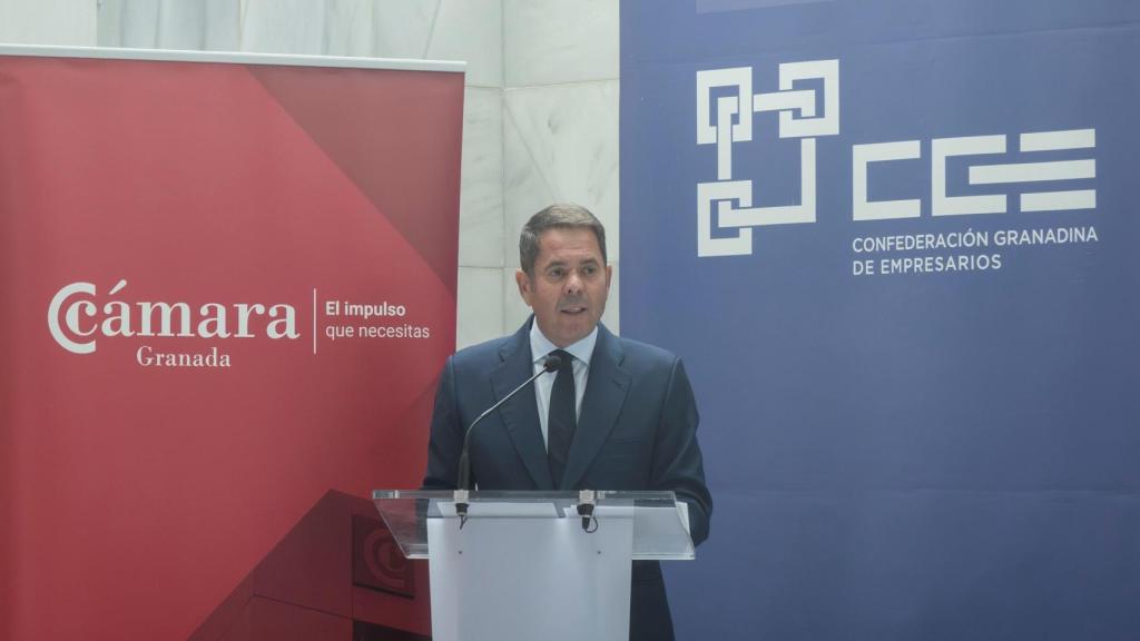 Gerardo Cuerva, presidente de la Confederación Granadina de Empresarios.