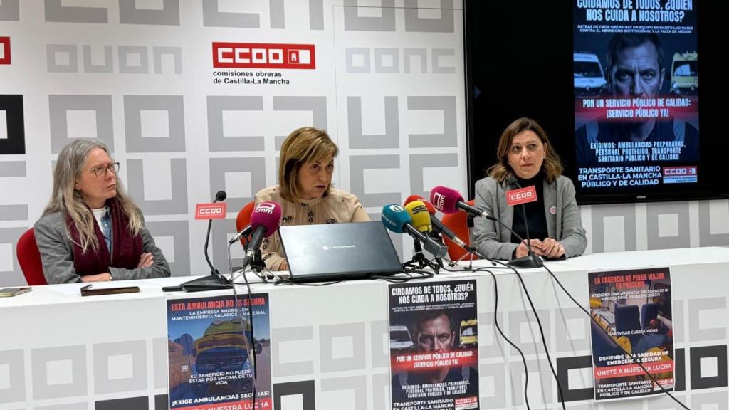 Rueda de prensa de CCOO.