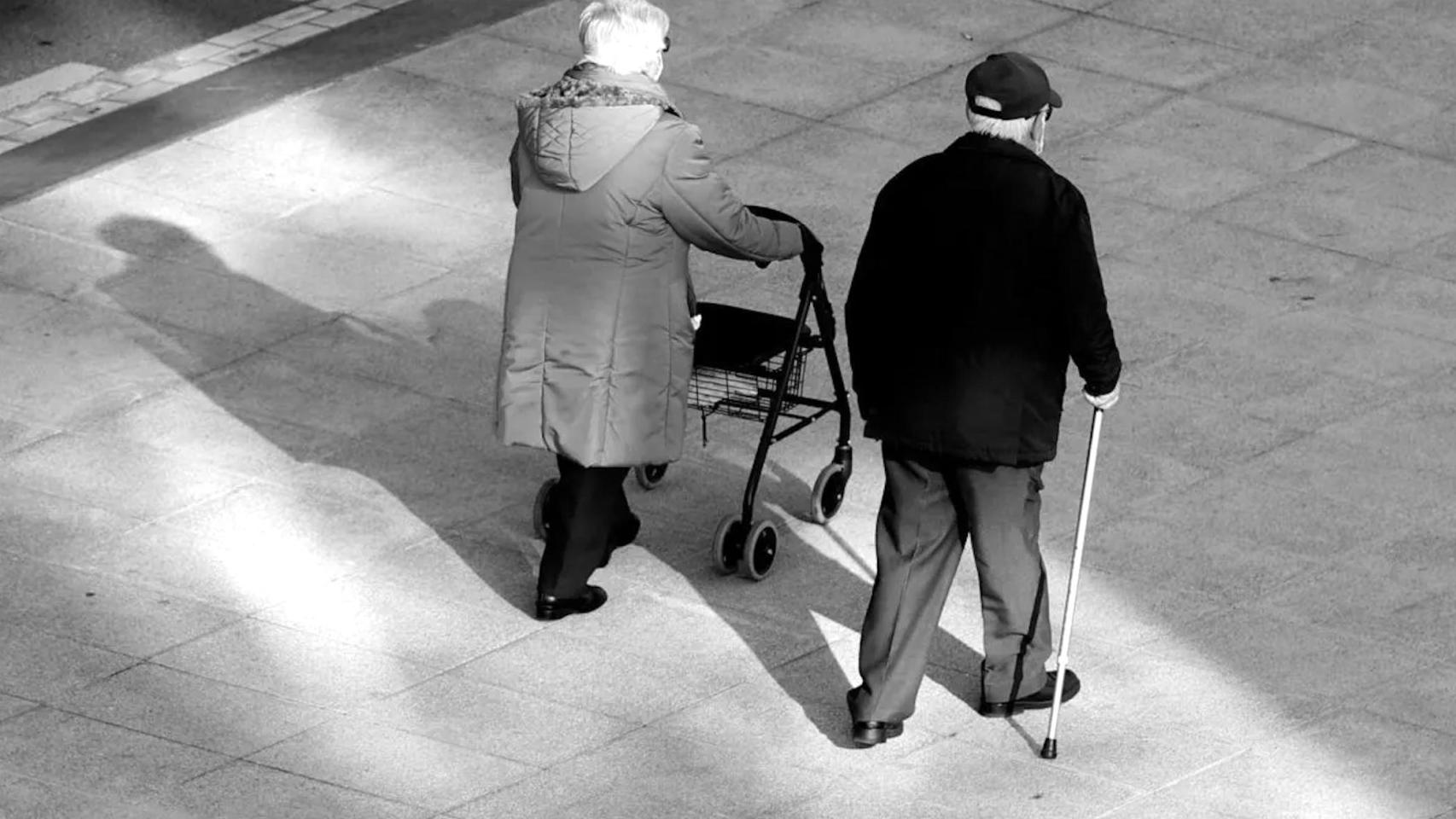Dos pensionistas españoles.
