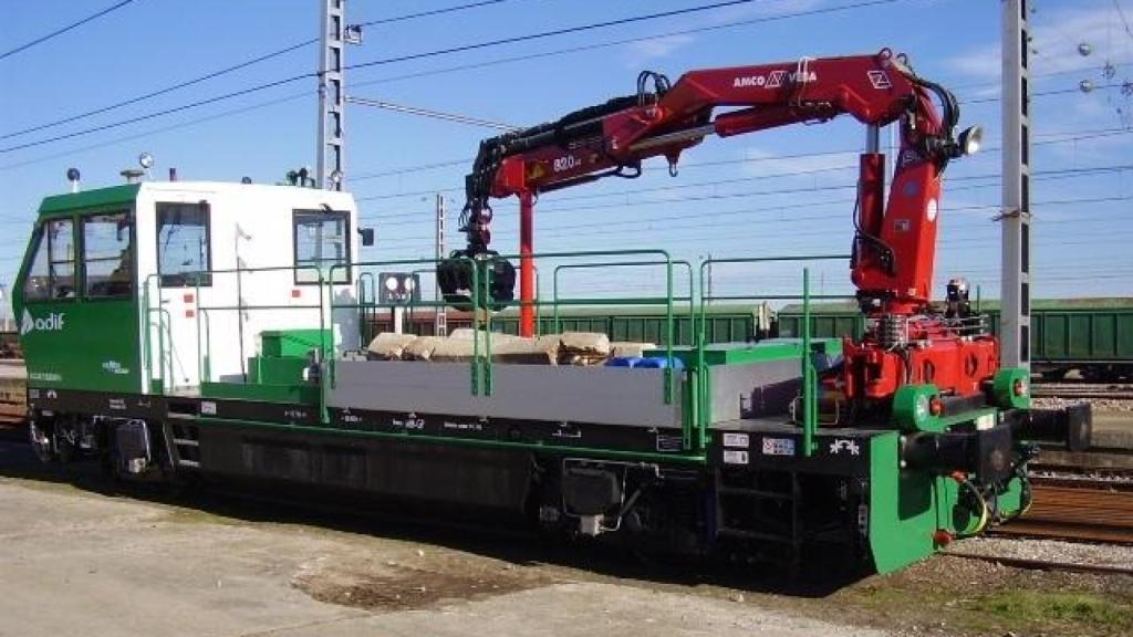 Vehículo de mantenimiento de Adif.