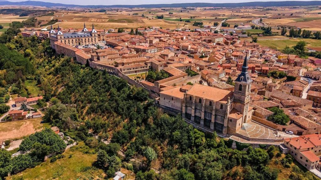 Imagen aérea de Lerma.
