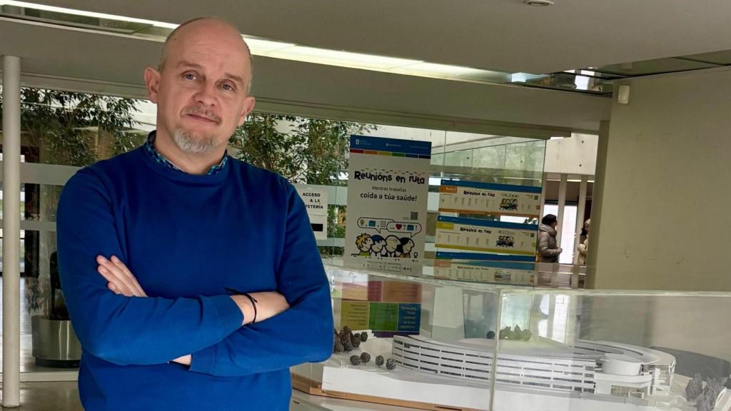 Jesús Prego en la sede del SERGAS.