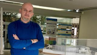 Jesús Prego en la sede del SERGAS.