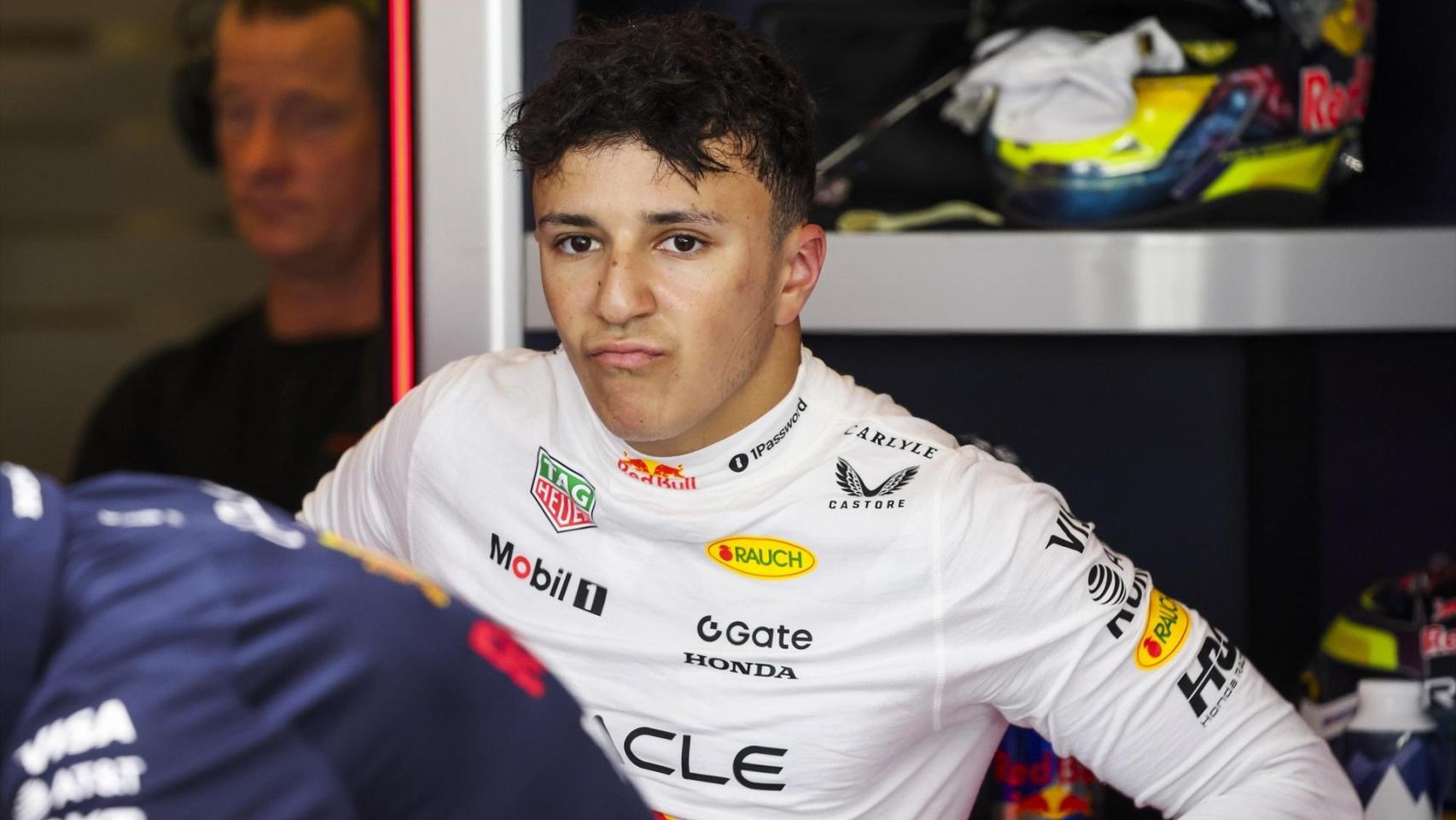 Isack Hadjar, durante el GP de Abu Dabi.