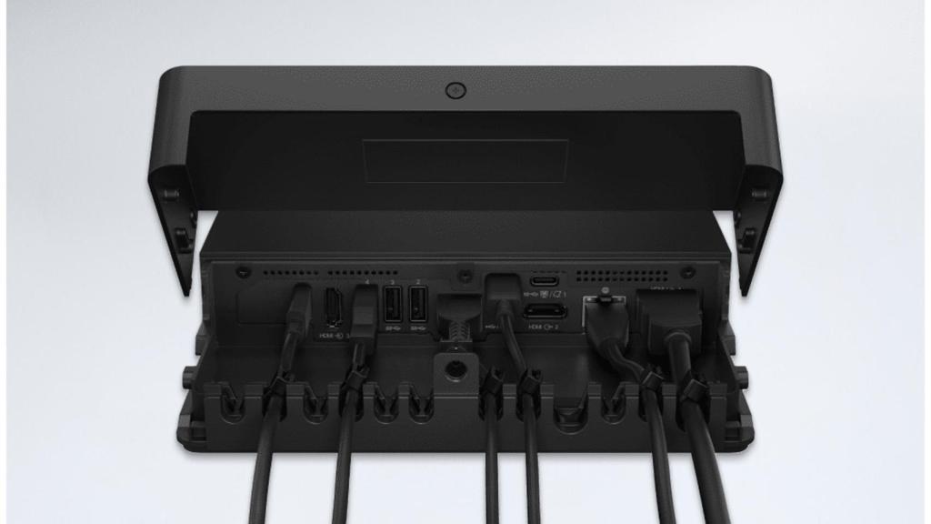 Gestión de cables en el ThinkSmart Core Gen 2.