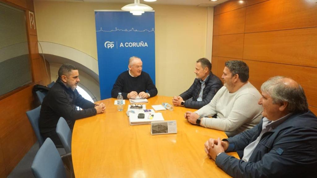 Instante del encuentro.