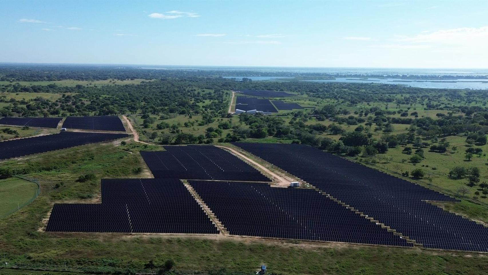 Una planta fotovoltaica Tamarindo de Ecoener en Colombia.