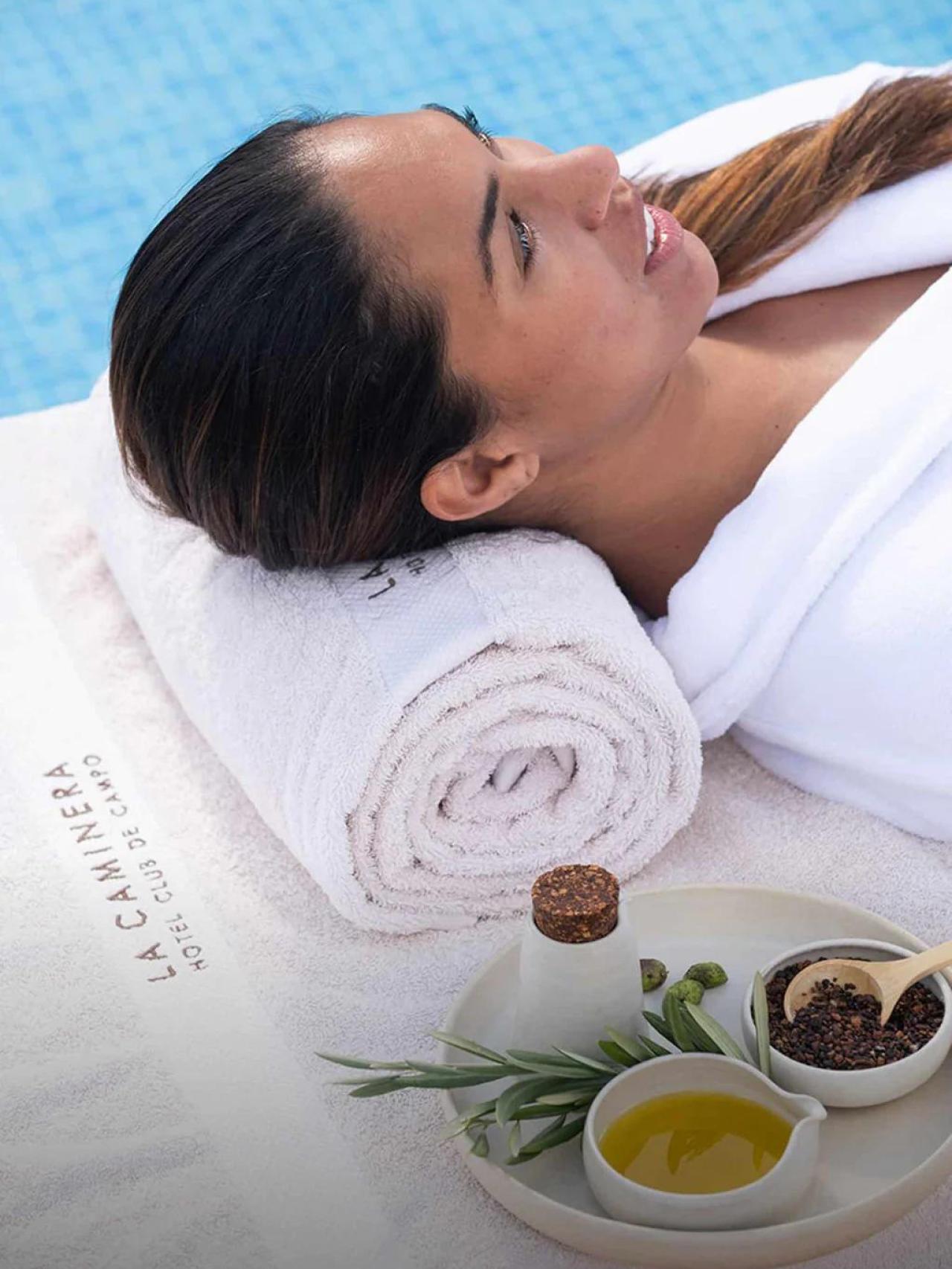 Tratamientos concepto 'Olive Oil Spa Sommelier' del hotel 'La Caminera'.