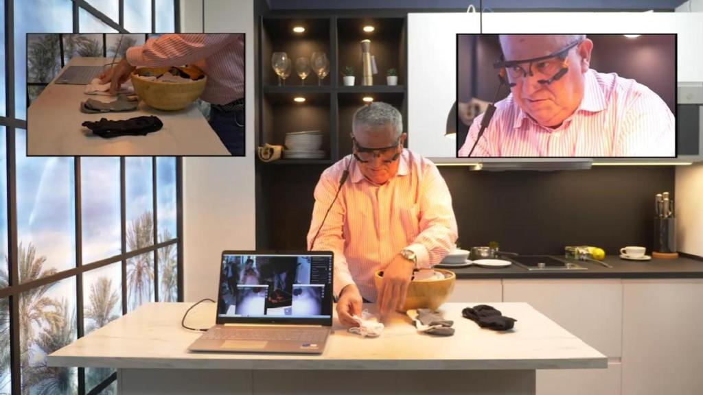 Miguel Terol en uno de los ensayos del estudio de la Universidad Miguel Hernández.