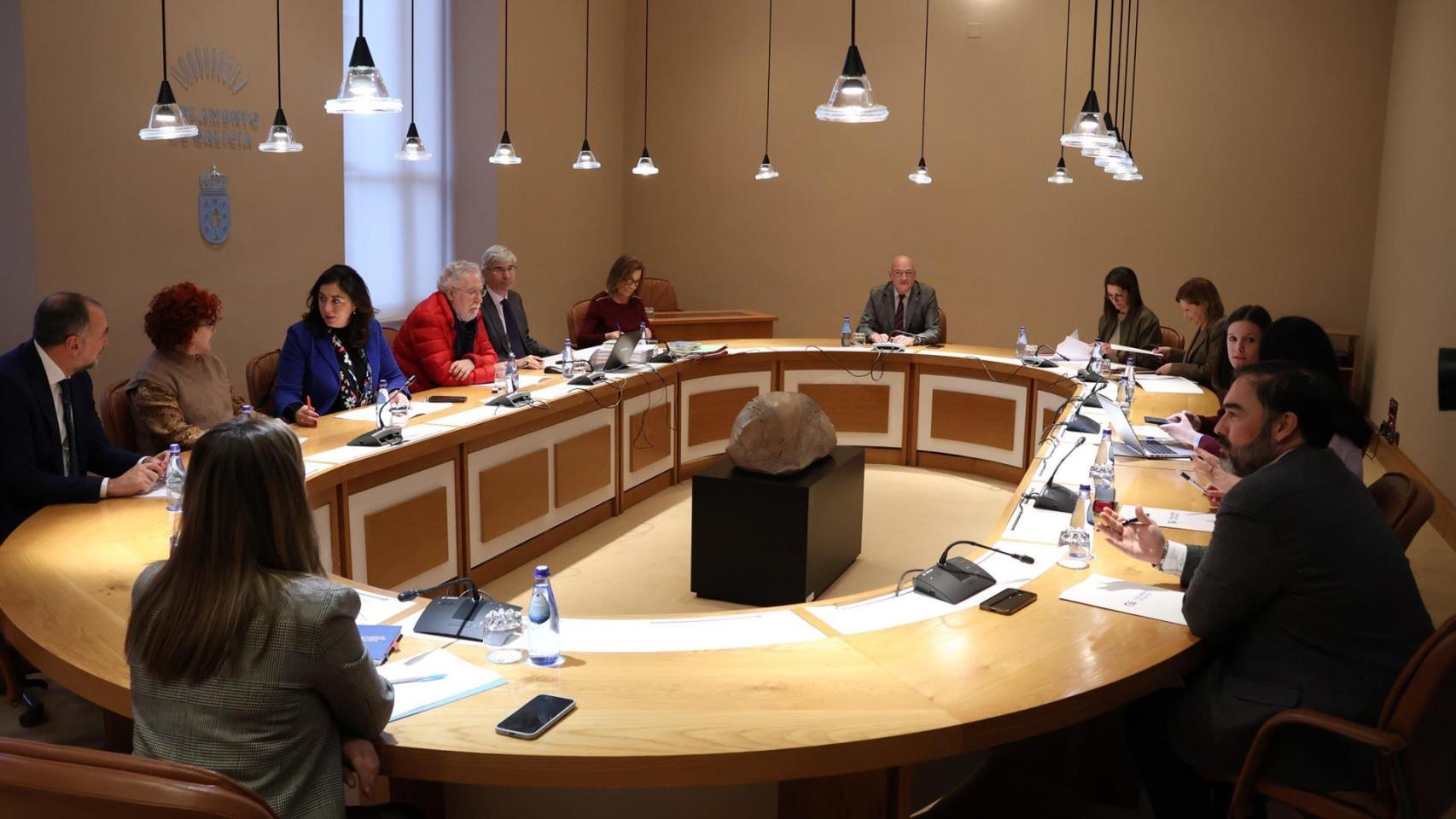 Xunta de portavoces del Parlamento de Galicia.