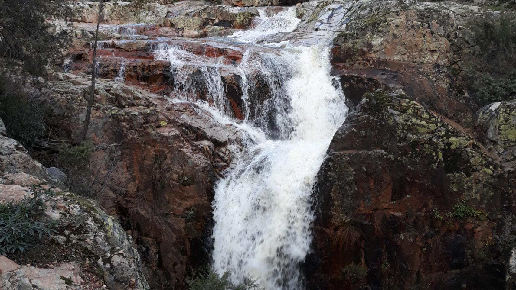 Chorrera de los Batanes en Fuencaliente (Ciudad Real).