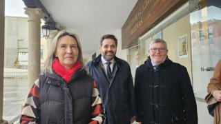 Guarinos junto a Paco Núñez en Guadalajara. Foto: Europa Press.