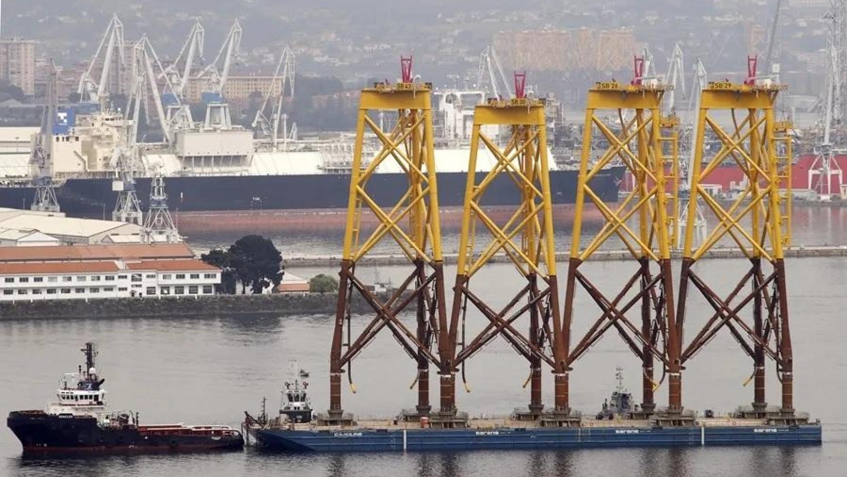 Astillero de Navantia en Ferrol, en una imagen de archivo.