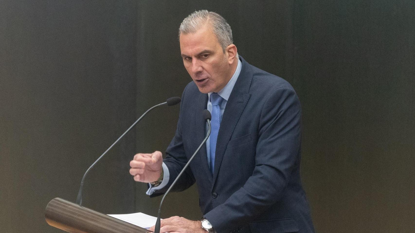 El portavoz de Vox en el Ayuntamiento de Madrid, Javier Ortega Smith.