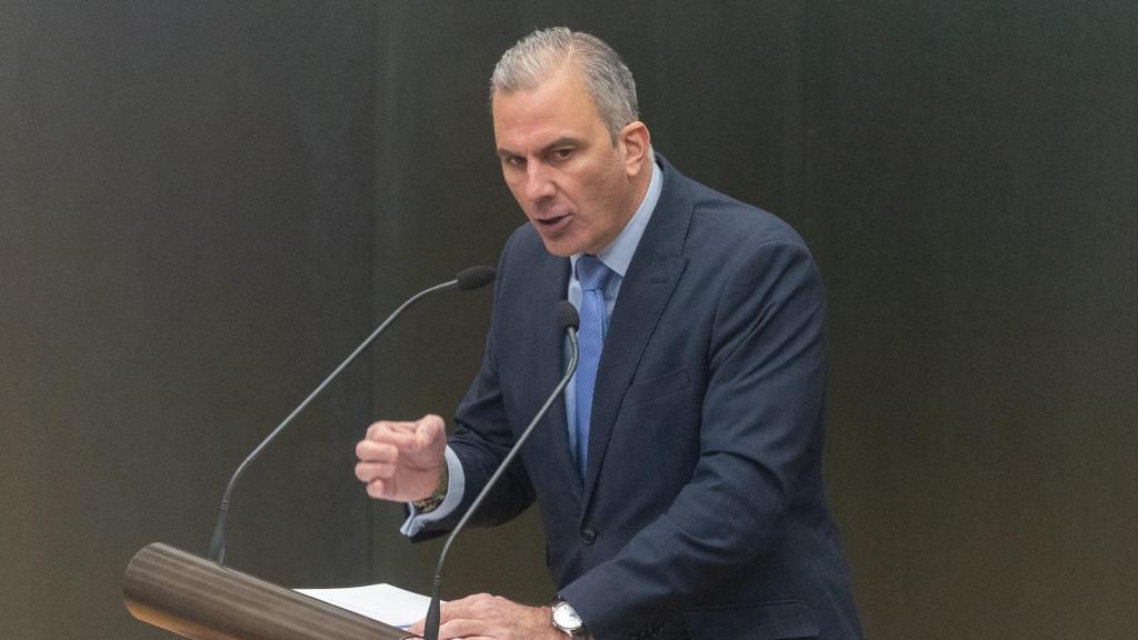 El portavoz de Vox en el Ayuntamiento de Madrid, Javier Ortega Smith.