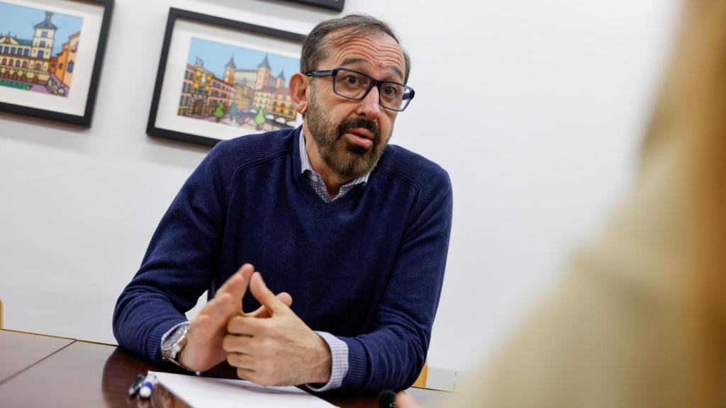 López-Cogolludo en un momento de la entrevista.