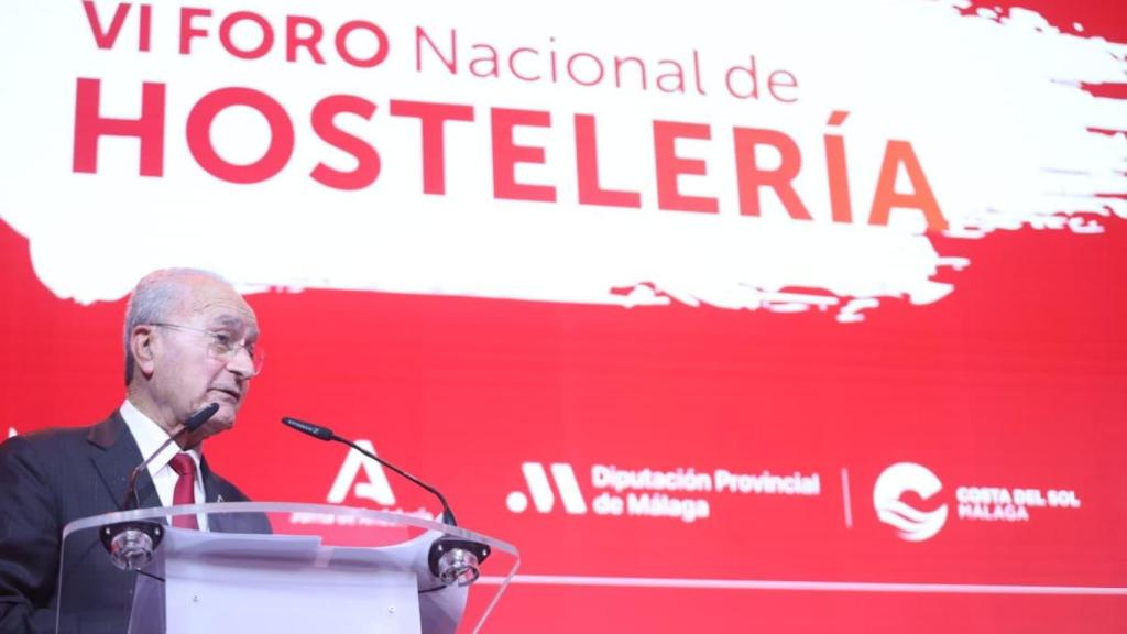 El alcalde de Málaga, Francisco de la Torre, en su intervención.