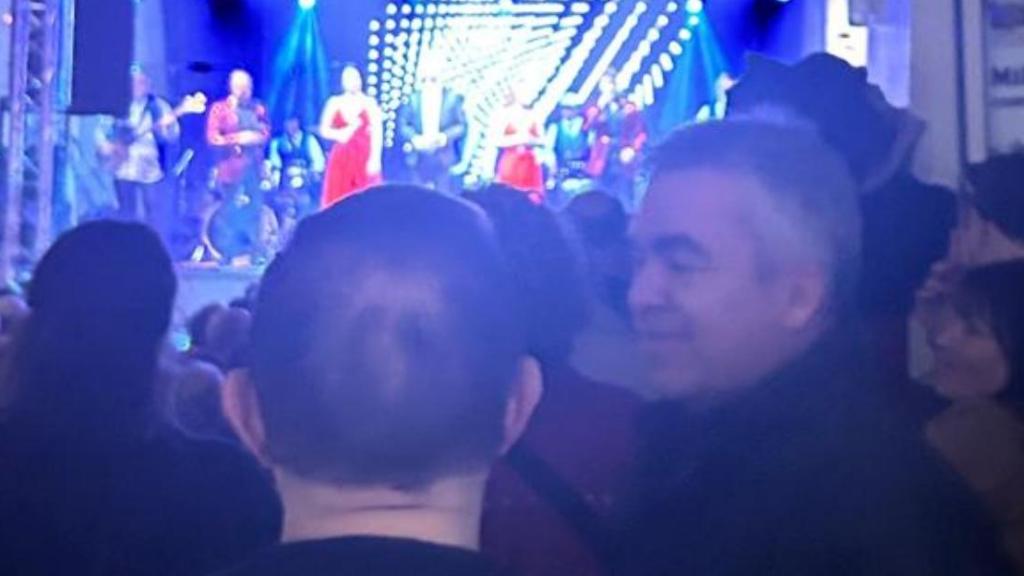 Santos Cerdán, de fiesta en Milagro.