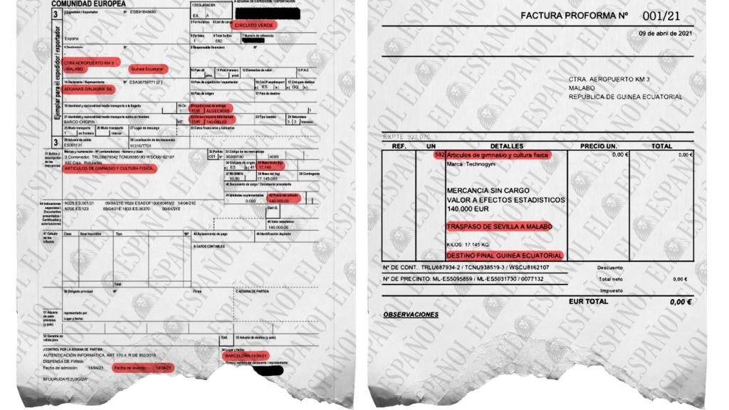 Documentos del envío