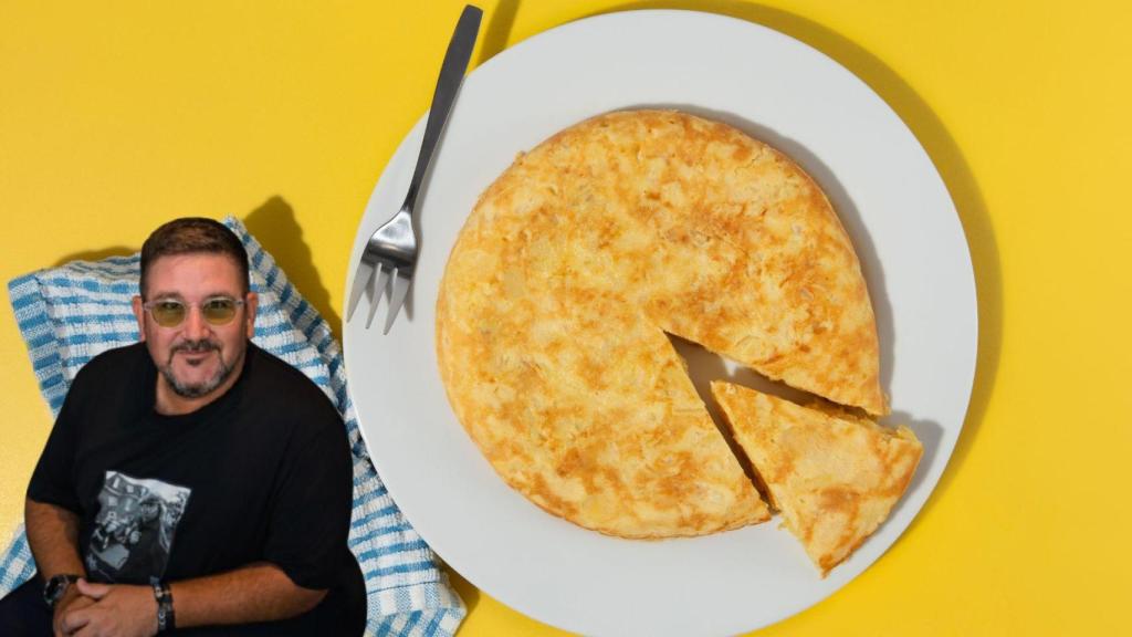 Dani García y su tortilla de patata, sin cebolla.