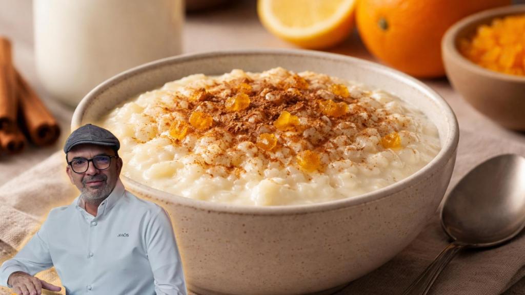 Jesús Sánchez, chef, en un montaje de El Español