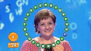 Paz Herrera el día que ganó 1.310.000 euros del bote de 'Pasapalabra'.