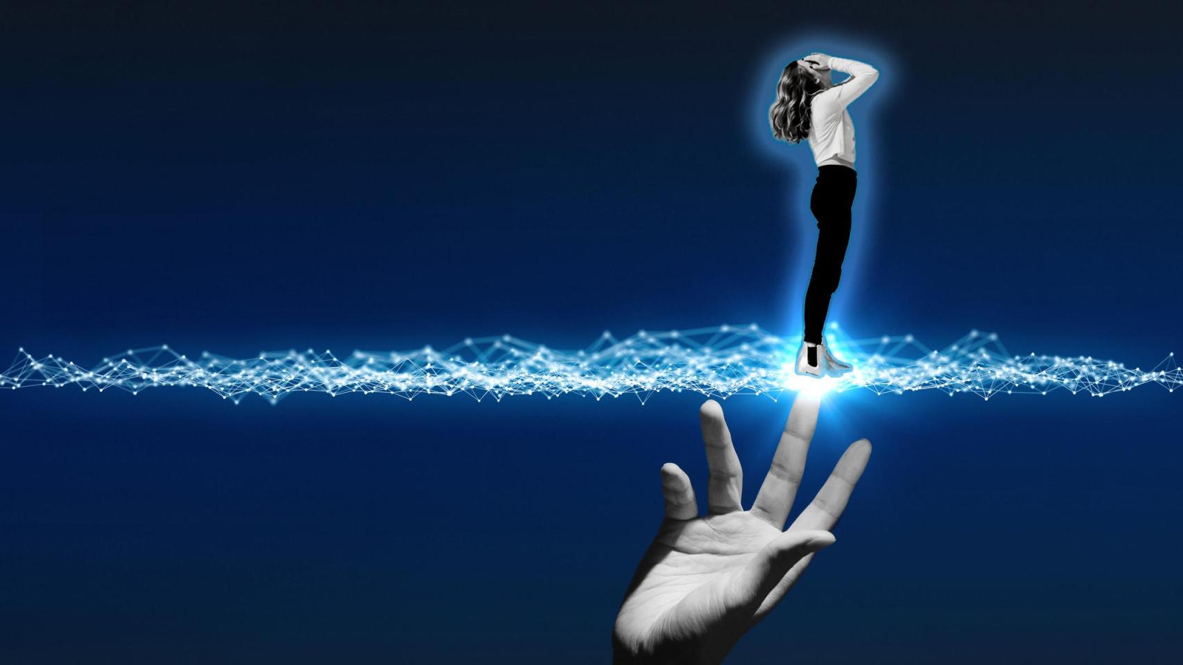 Fotomontaje inspirado en la IA