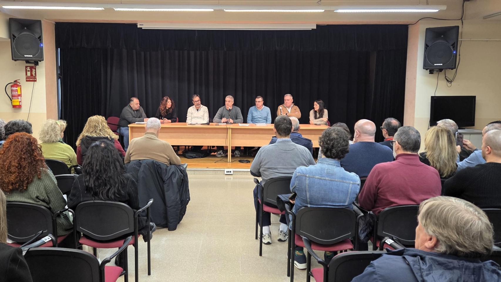La reunión del comité de empresa de los trabajadores del Ayuntamiento.