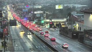 Colapso en la Avenida de Madrid de Vigo a causa de un accidente múltiple