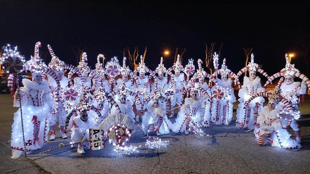 Los disfraces, protagonistas en el Carnaval de la Galleta de Aguilar de Campoo.