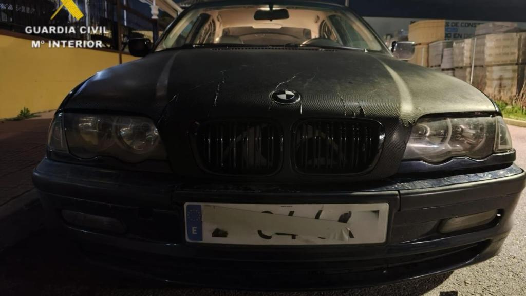 Vehículo interceptado en Seseña.