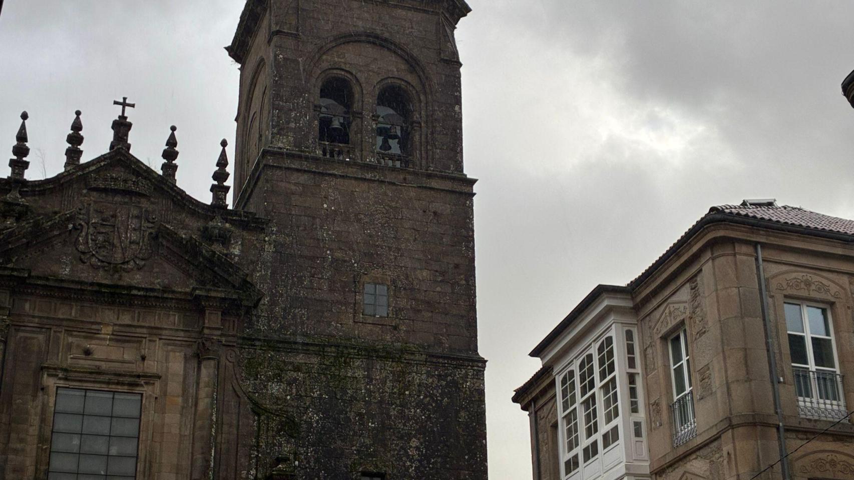 Continúan las lluvias en Santiago de Compostela con aviso de alerta amarilla para mañana