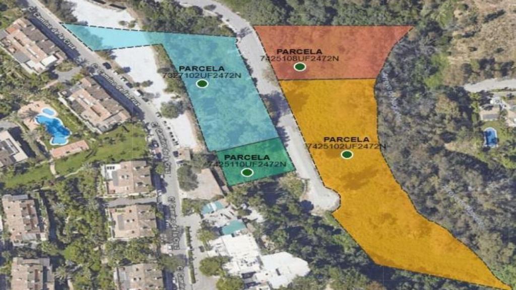 Parcelas sobre las que se proyecta el nuevo colegio bilingüe sueco.