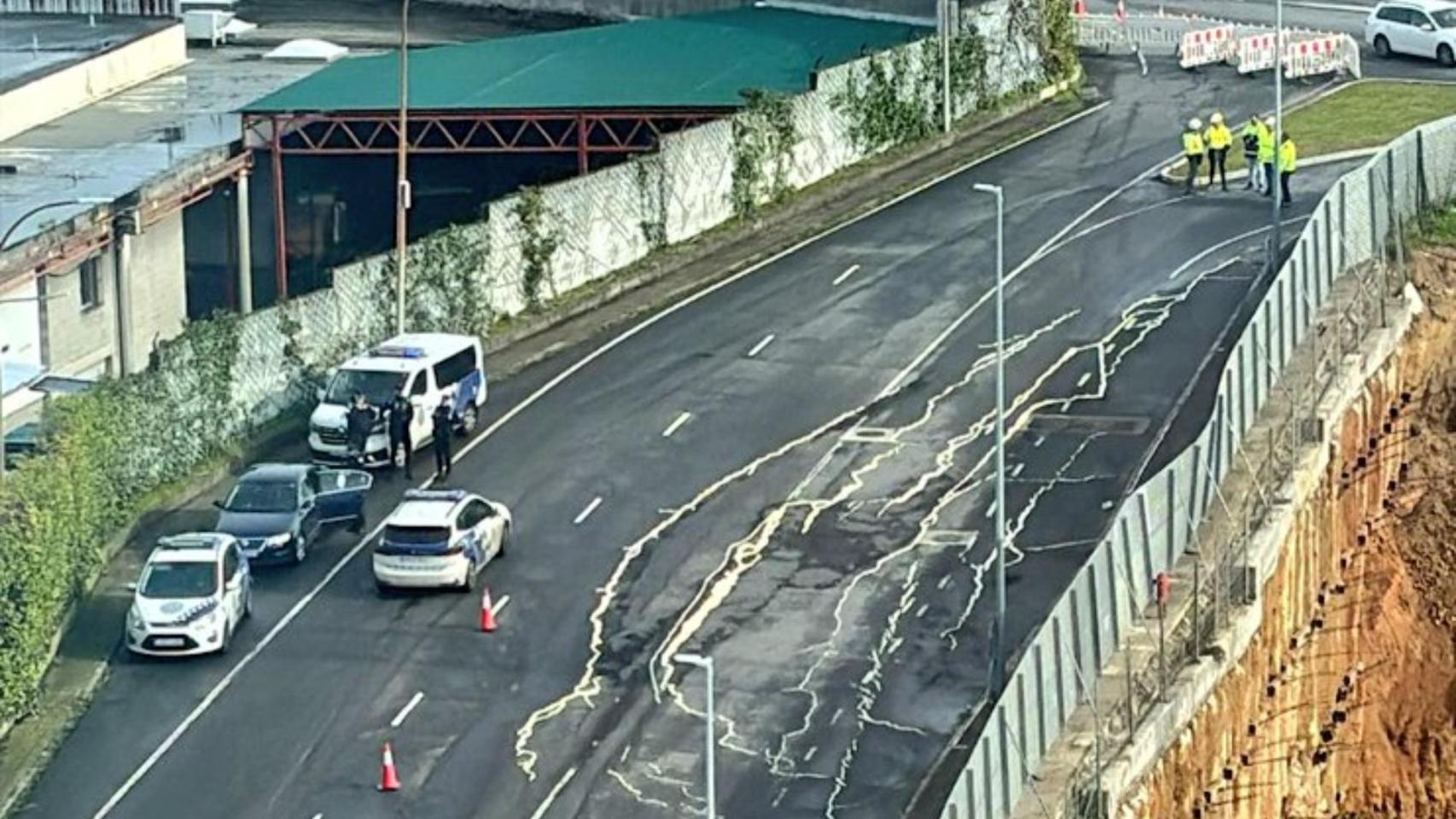 Zona del hundimiento