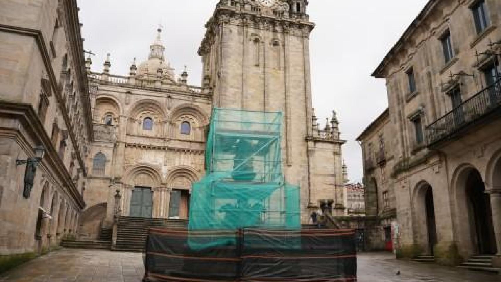 El Consorcio de Santiago inicia los estudios para restaurar la Fonte dos Cabalos