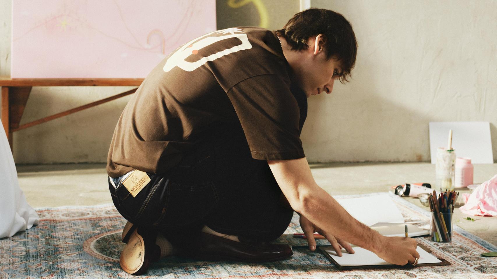 El artista gallego Alei trabaja junto a Springfield.