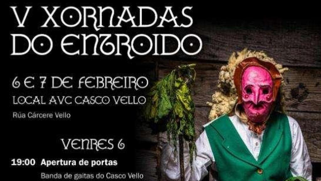 Cartel de la 5.ª edición de las Jornadas del Entroido