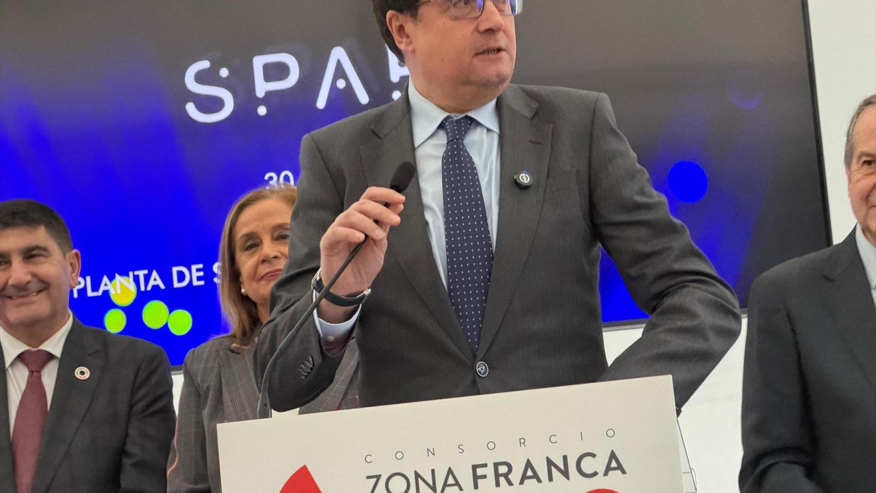El ministro Óscar López la semana pasada en Vigo.