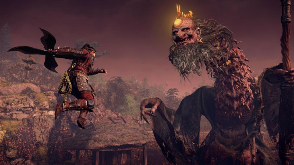 Una escena de combate de 'Nioh 3'