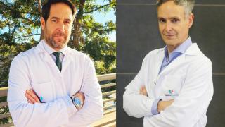Los doctores Roberto Mongil y Manuel Cobo