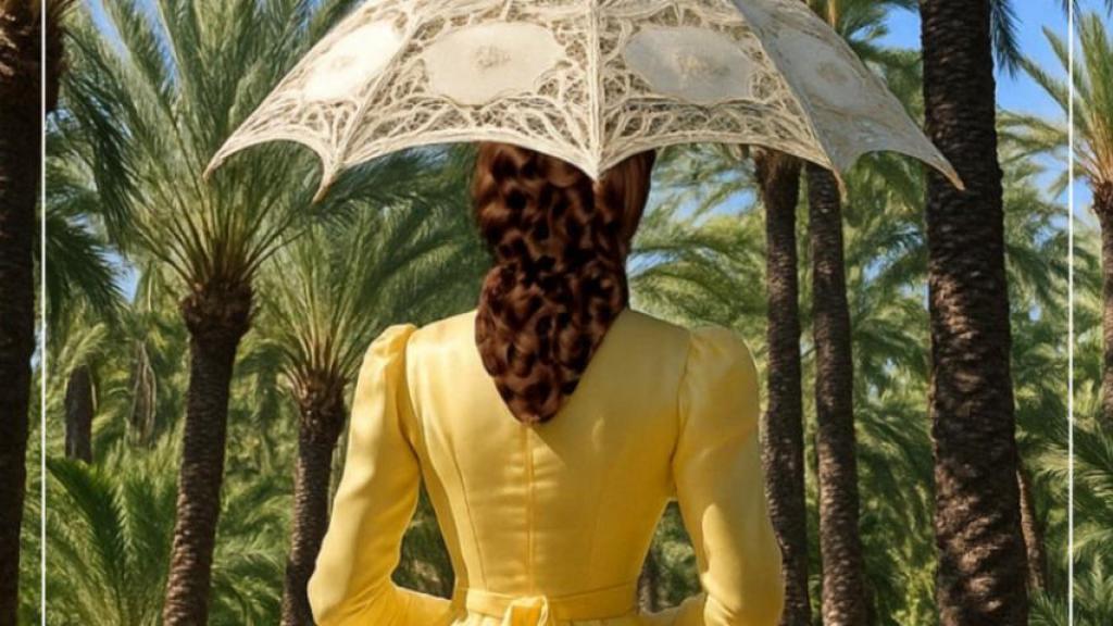 Recreación de la visita de Sisi la emperatriz en el Huerto del Cura de Elche.